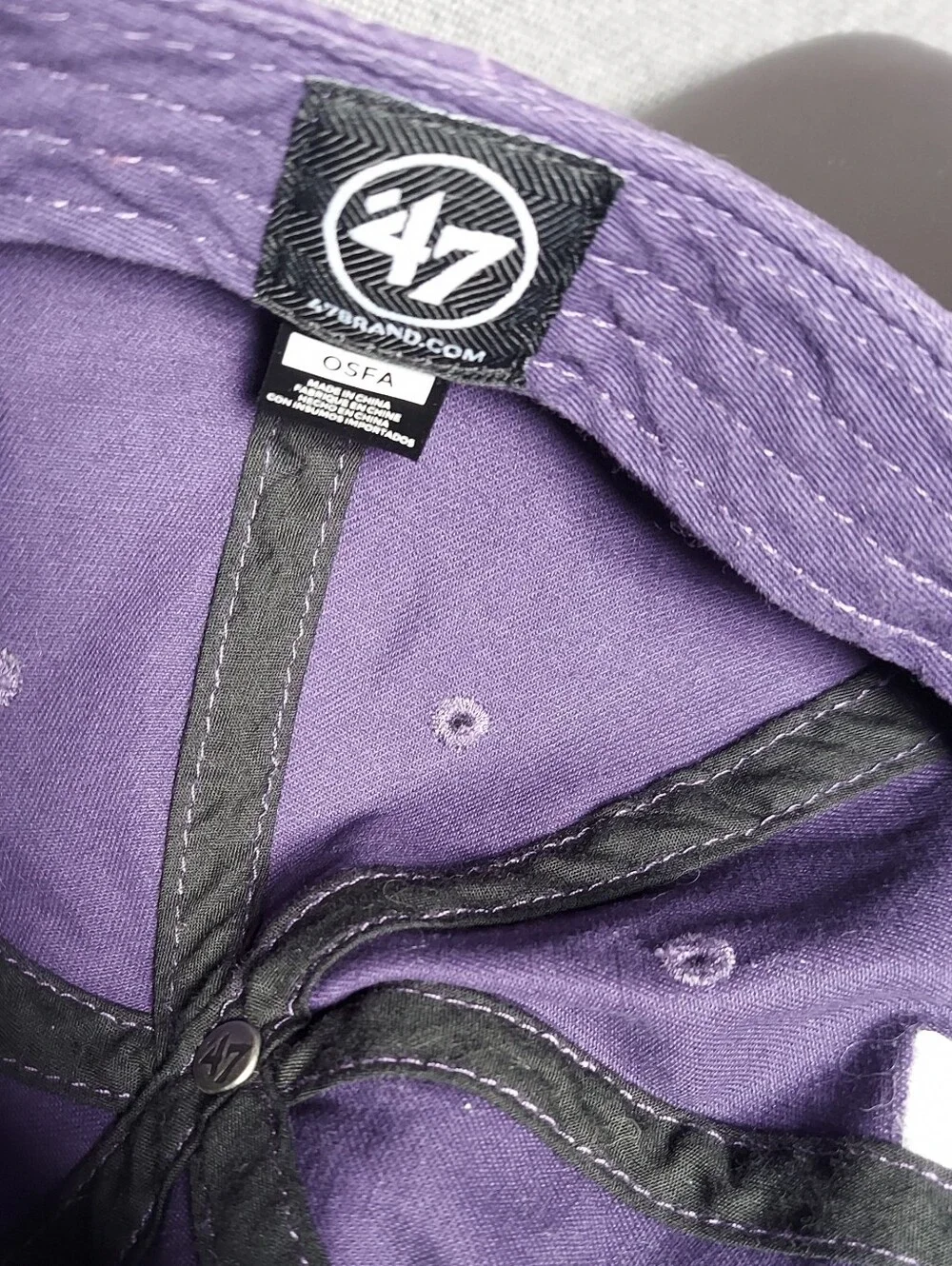 Los Angeles Dodgers Purple Clean Up Baseball Hat With Adjustable Straps